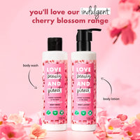 Love Beauty & Planet Cherry Blossom & Tea Rose Daily Moisturising Lotion|All Skin Types|Paraben free|190ml