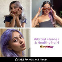 2.Oh! Italian-Lavender Hair Color DIY Kit | Semi-Permanent Color + Bleach for Highlights | With Plex & Argan Oil | Lightening Kit for Women & Men