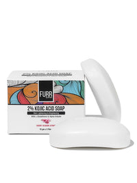FURR 2% Kojic Acid Soap with Glutathione & Alpha-Arbutin | Cherry Blossom Extract | Reduces Pigmentation | Gently Exfoliates | Unisex | Suitable For All Skin Types | 75g (Pack of 2)