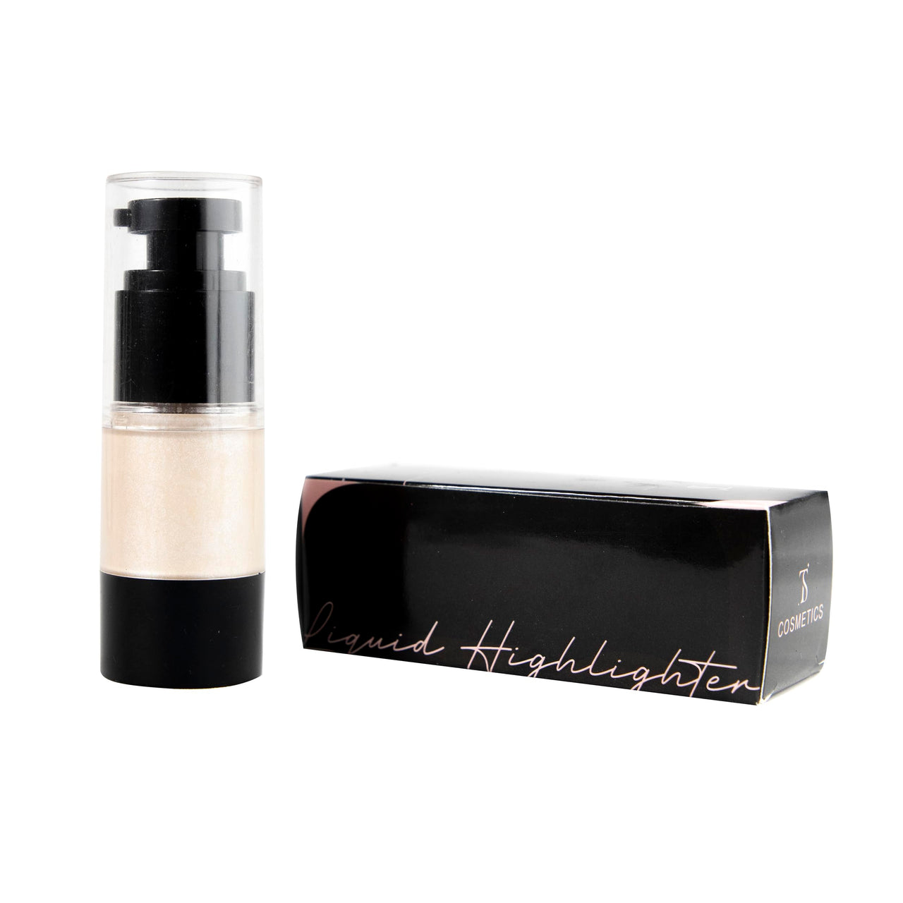 TS COSMETICS Drop & Glow Illuminating Liquid Highlighter – Lightweight, Blendable Formula for a Dewy, Radiant Glow | Shade: Champagne