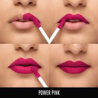 Lakmé 9to5 Primer + Matte Liquid Lip Color - Edgy Mauve, Intense Latte, Power Pink