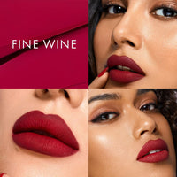 HYUE HydraMatte™ Liquid Lipstick | 2.2ml | Fine Wine Soft-Matte Long-Wear | Intense Color | With Jojoba, Almond & Gooseberry Extracts | Travel-Friendly | Precision Tip | 12 Bold Shades