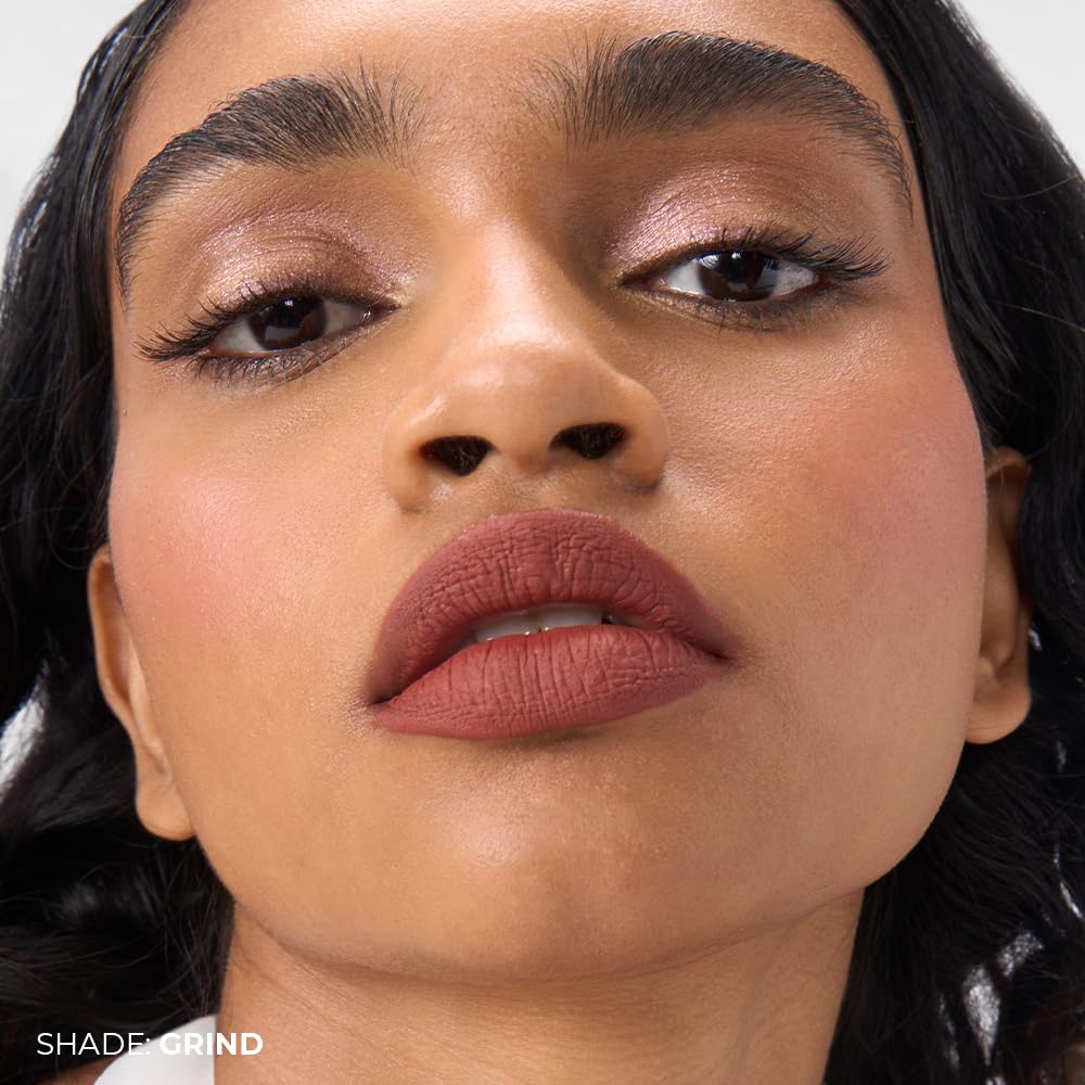 Fae Beauty Lip Whip 12Hr Comfortable Matte Liquid Lipstick (10ml) | Long Wear | Non Drying | Soft Mousse Smudgeproof Formula | Vegan | With Moisture Lock Technology | Enriched with Vitamin E and Cherry Coffee - Grind