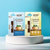 WOW Skin Science Shea Butter Nourishing Lip Balm with Ceramides – Hydrating Lip Balm for Dry, Chapped Lips | Strengthens Lip Skin Barrier | SPF 30 | 4g