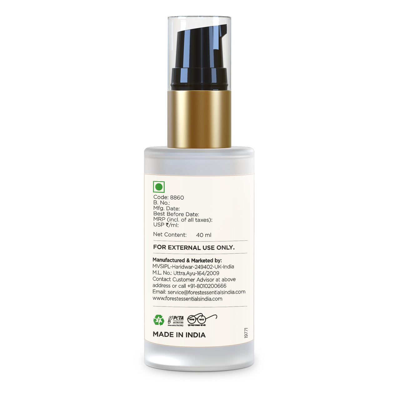 Forest Essentials Light Day Lotion Indian Rose & Marigold With SPF 30|PA++ for Dry Skin | Ayurvedic Hydrating Daily Moisturiser