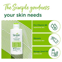 Simple Kind To Skin Hydrating Light Moisturiser Lotion 125ml | For All Day-Long Hydration | For All Skin types