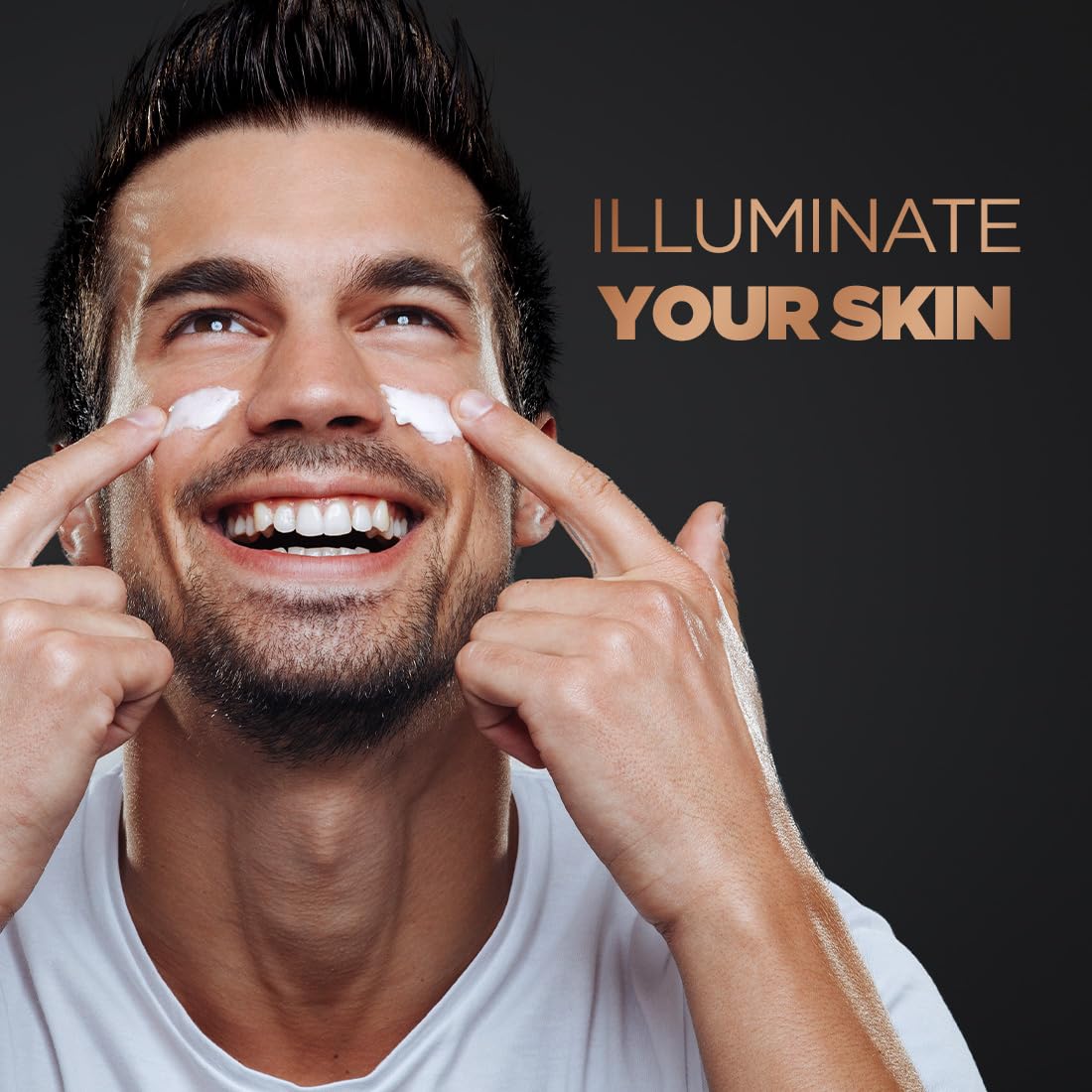 The Man Company Glow Pro Non-Sticky Daily Moisturizer for Face | Moisturizes, Hydrates with Glutathione, Vitamin E & Cocoa Butter | Face Moisturizer Cream for Men - 50 gm