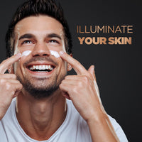 The Man Company Glow Pro Non-Sticky Daily Moisturizer for Face | Moisturizes, Hydrates with Glutathione, Vitamin E & Cocoa Butter | Face Moisturizer Cream for Men - 50 gm