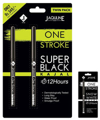Jaquline USA One Stroke Kajal twin Pack 0.60gm | Jaquline USA Vitamin C Foaming facewash 150ml