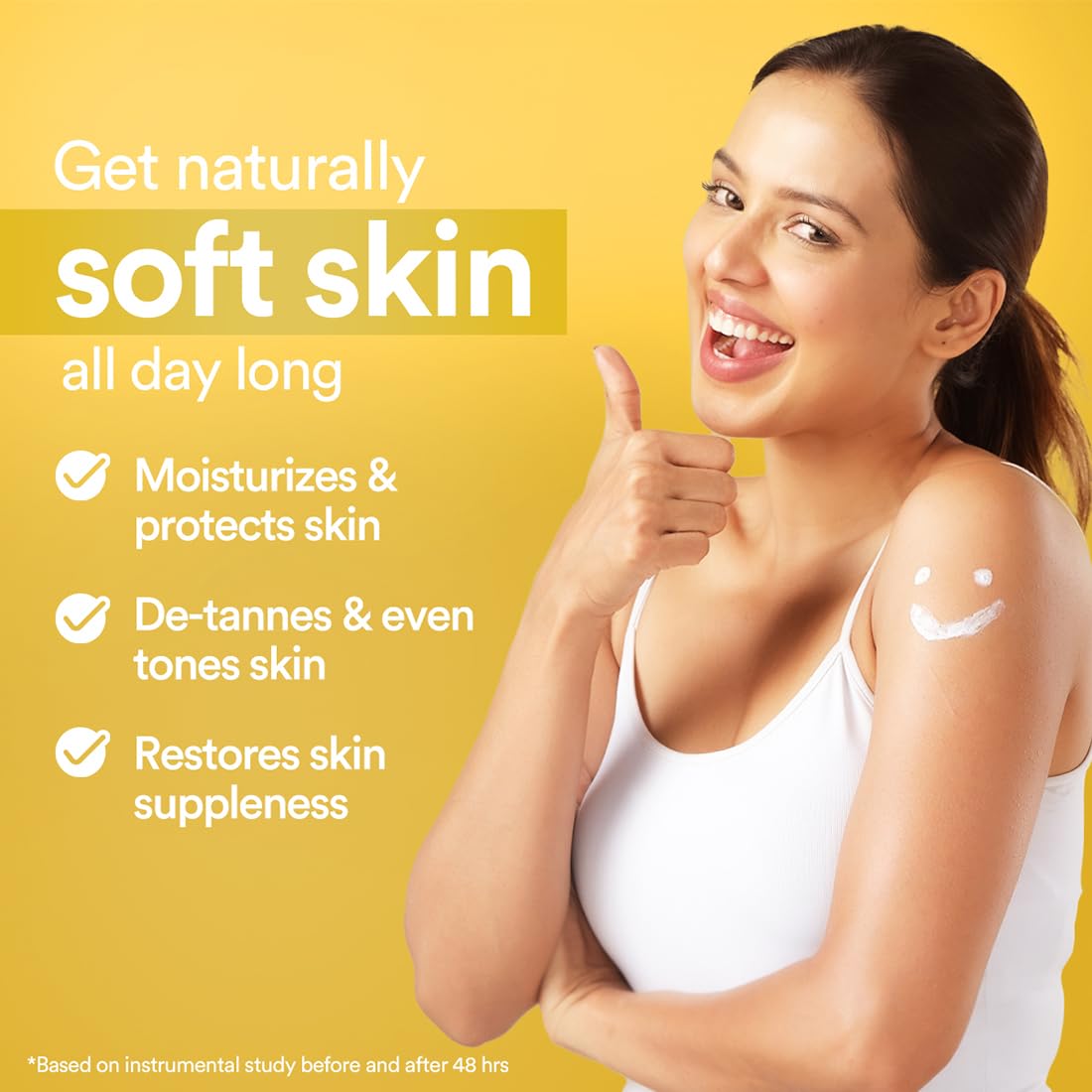WOW Skin Science Ubtan Body Lotion- All skin type - Anti-Tanning & Smoothening Care with Saffron Extract, Sandalwood Oil - 400mL