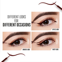 Lakmé 9To5 Eyeconic Trio|Set Of 3 - Liquid Eyeiner 8.5Ml,Matte Kajal,Classic Brown,Kohl Liner In Twist Up Pencil - Waterproof,Smudge Proof & Long Lasting,0.35 G And Waterproof,Volume Mascara,8.5Ml