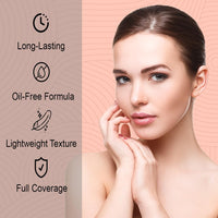 Lakyou Beauty Face Base Full Coverage Foundation | Waterproof | Long Lasting | Lightweight | SPF 20 | Shade-03(Natural Beige) | Pack Of 2
