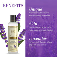 Khadi Natural Lavender Fairness Liquid Moisturiser Sls & Paraben Free