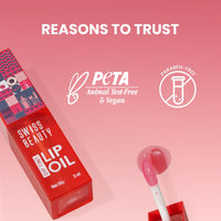 Swiss Beauty Dip Tint Colour Changing PH Lip Oil | With Vitamin E for Long-Lasting Nourishment and Hydration| Soft and Natural Pink Lips | Shade- Strawberry, 3ml