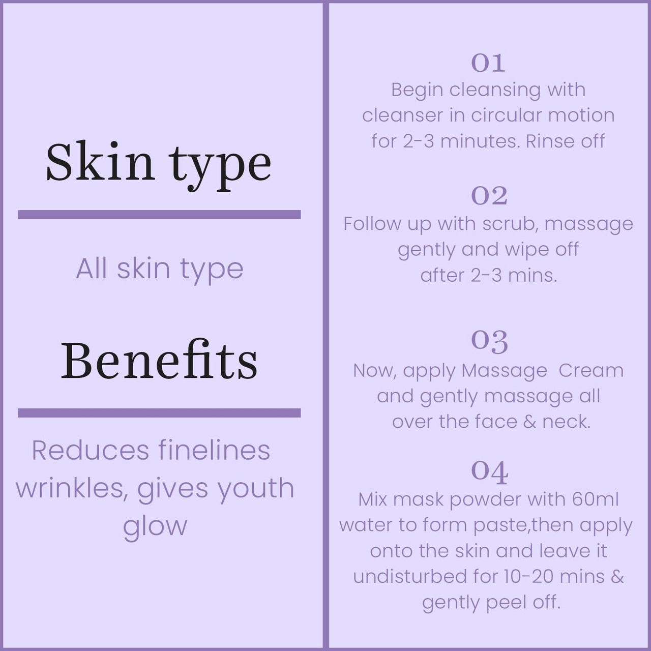 O3+ Anti Ageing Facial kit Brightening & Finelines Reducer With Peel off Mask 40gm+5ml