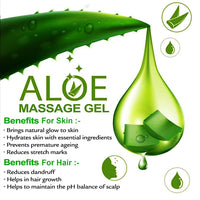 NutriGlow Gold Kesar Face Wash (65ml) With Sunscreen SPF 30 PA+++ (65ml) & Aloe Vera Gel (100g), Pack of 3