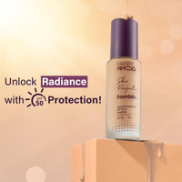 Hilary Rhoda Skin Perfecting Foundation | With SPF 15 | Super Matte Finish | Full Coverage | Oil-Control & Paraben-Free | 6 Shades | Conceals Fine Lines & Blemishes | 30g (Vanilla| Shade 02)