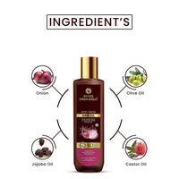 Khadi Organique Red Onion Hair Oil (Pack of 4) 400 ml