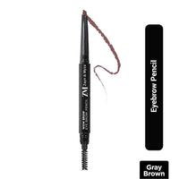 ZM Zayn & Myza Wow Brow Eyebrow Pencil Enriched with Castor Oil | Smudge Proof | Water Proof | Lasts Up to 12 hours - (Grey Brown, 0.35gm)