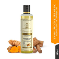 Khadi Herbal Sandal and Turmeric Herbal Body Wash, SLS and Paraben Free, 210 ml