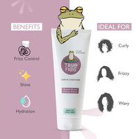 TRue FRoG Style And Define Duo, Leave-In Conditioner- 200G And Styling Gel For Curls - 150Ml For Frizz Free And Humidity Proof Curls Fro Curly (Combo Pack Of 2), Citrus, 200 Millilitre