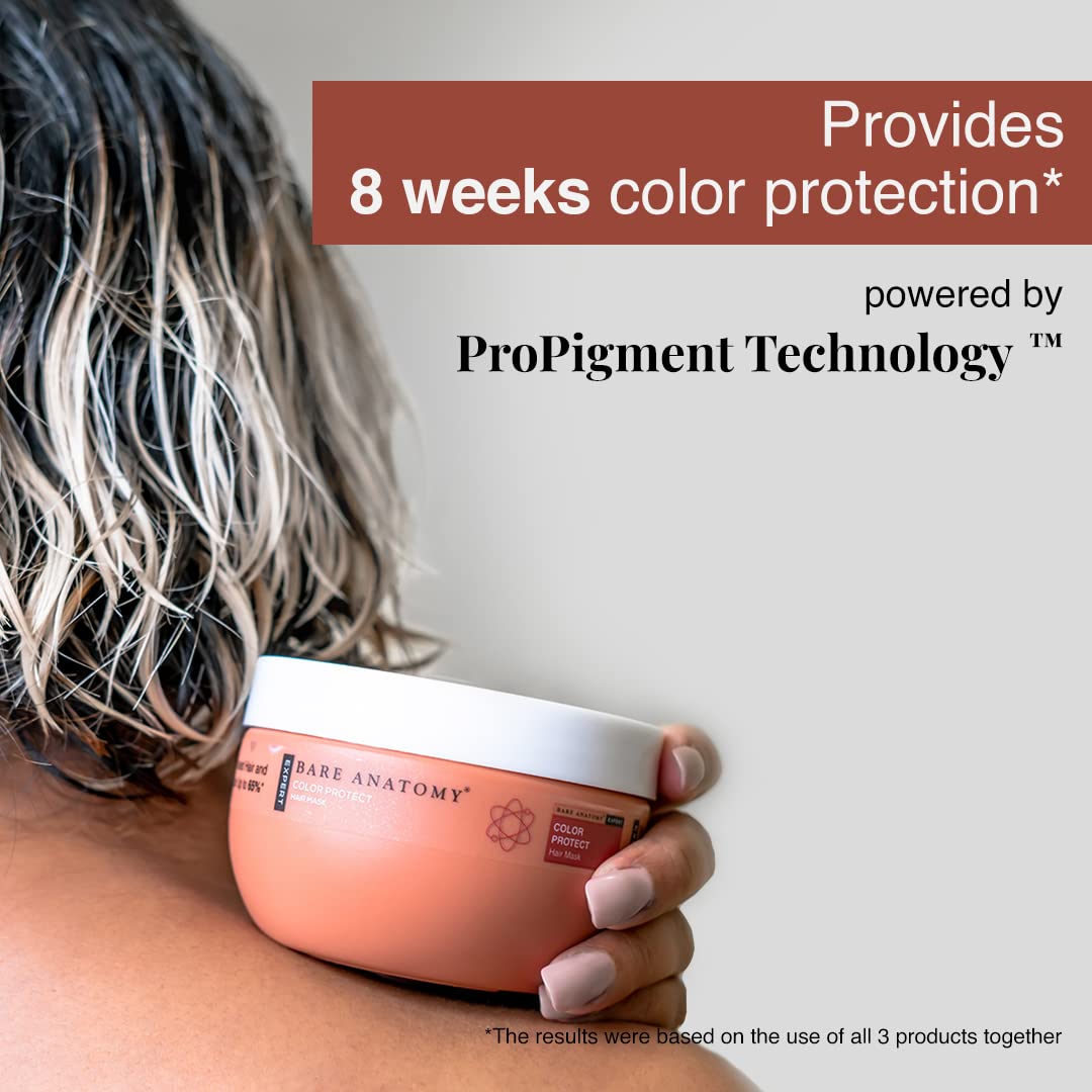 Bare Anatomy Colour Protect Hair Mask | Retains Colour Upto 8 Weeks | With Amino Acid Complex & Quinoa Protein for Coloured & Damaged Hair | For Dry & Frizzy Coloured Hair | For Women & Men | 250gm