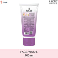 Lacto Calamine Face Wash For Oily Skin |100ml each- Pack of 2 | Kaolin Clay, Niacinamide & Vitamin E | Facewash Reduces Excess Oil, Controls Pimples, Blackheads & Whiteheads |Face wash For Women & Men