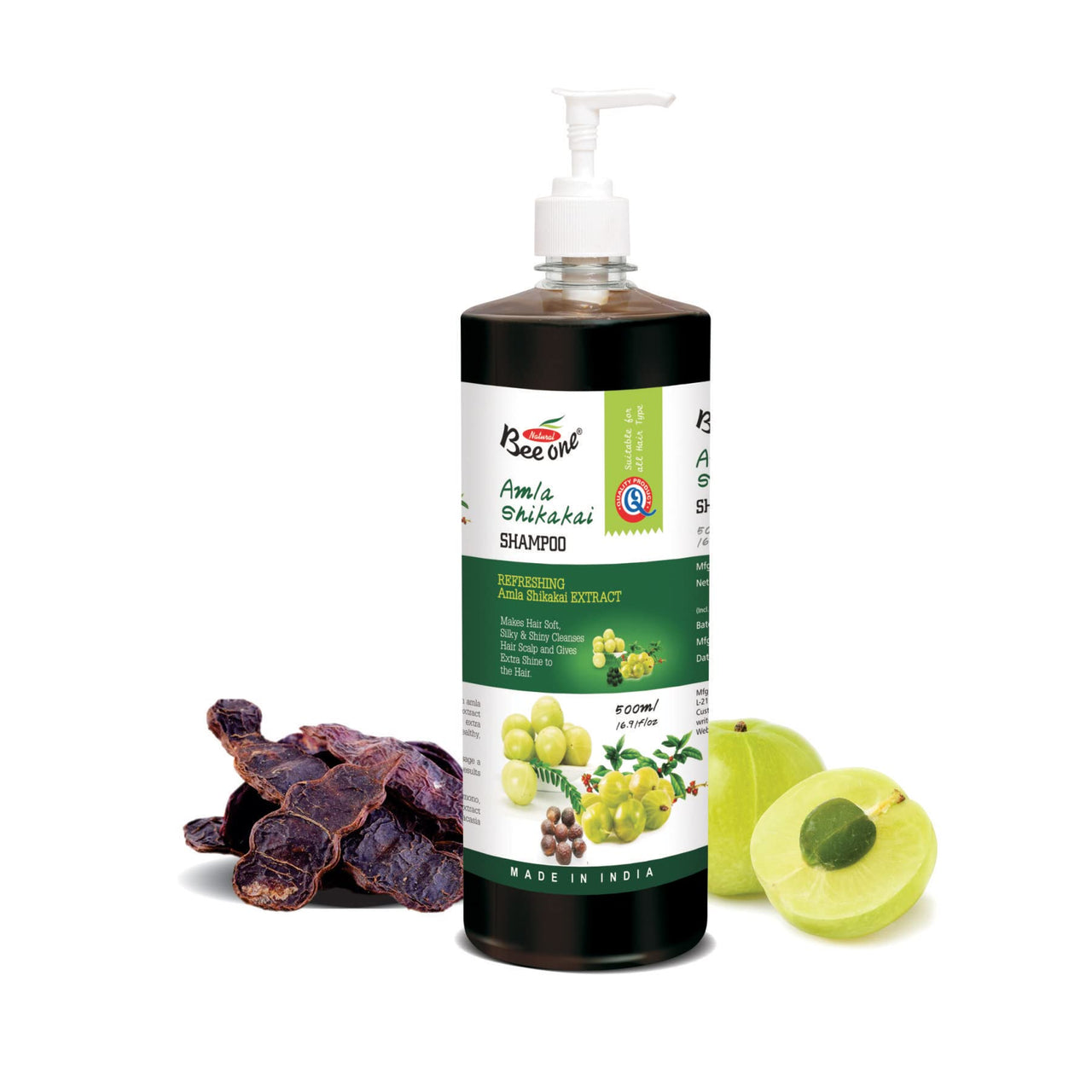 BEE ONE Amla Shikakai Shampoo (500 ml)