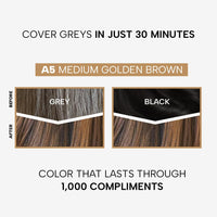 Berina Professional | Permanent Hair Color Cream | 60gm | A05 Medium Golden Brown | Long Lasting Color