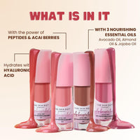 THE SKIN DIET COMPANY Lip Tint - Nude Pink| Hydrating Liquid Lipstick for Women | Lip treatment for Dry & Pigmented Lips (4ml)