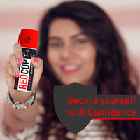NEWISH Black Pepper Spray for self Defence Small Pocket Size - Reliable and Effective Self-Defense 50 Time Spray