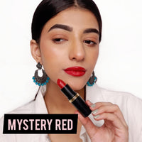 Iba Pure Lips Moisturizing Lipstick for Women - A68 Mystery Red Glossy, 4g | Creamy Finish | Intense Color & Highly Pigmented | Enriched with Vitamin E, Coconut Oil and Shea Butter | Smooth Texture | Makeup