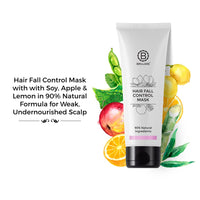 Brillare Hair Fall Control Shampoo, 300 ml & Brillare Hair Fall Control Mask, Hair Conditioner, 125g