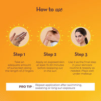 WOW Skin Science Sunscreen Gel For All Skin Types | SPF 55 PA++++ | With Glutathione & Aloe Vera Extract | Lightweight | Quick Absorbing | No White Cast | UVA & UVB Protection | 50 ml