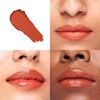 LoveChild Masaba - Sour-Casm - Luxe Matte Lipstick, Hydrating & Nourishing, Long lasting, Bullet Matte Orange Lipstick, 4ML