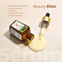 INDUS VALLEY Brightening Depigmentation Elixir Hydrating Face Serum with Cow Yogurt, Mashobra Wild Honey & Greenbean Extract | Reduces Pigmentation, Dark Spots & Dullness - 20ml