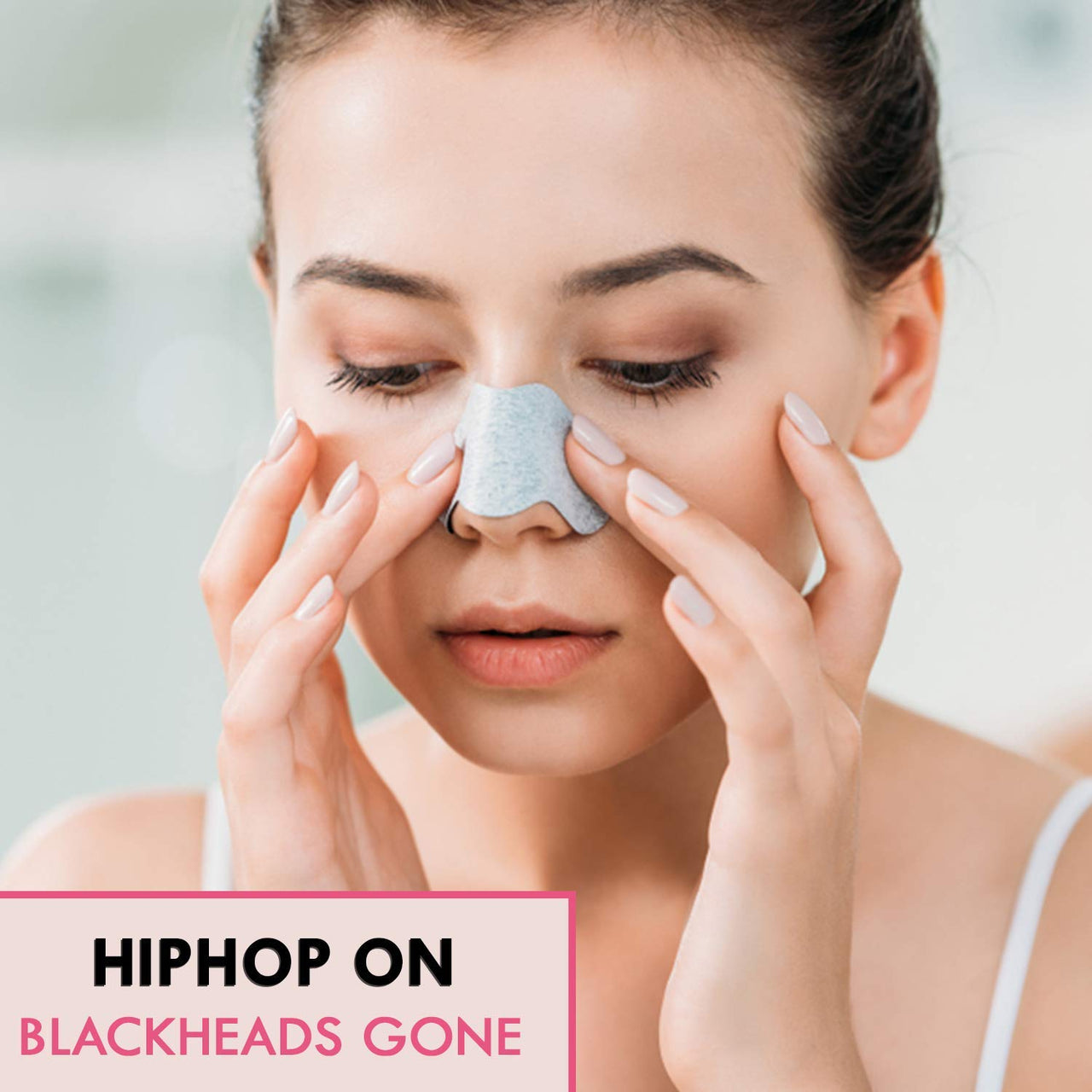HipHop Skincare Cleansing Charcoal Nose Strips for Men & Women - Blackhead Remover & Pore Cleanser (6 Strips Pack of 2) (12 Strips)