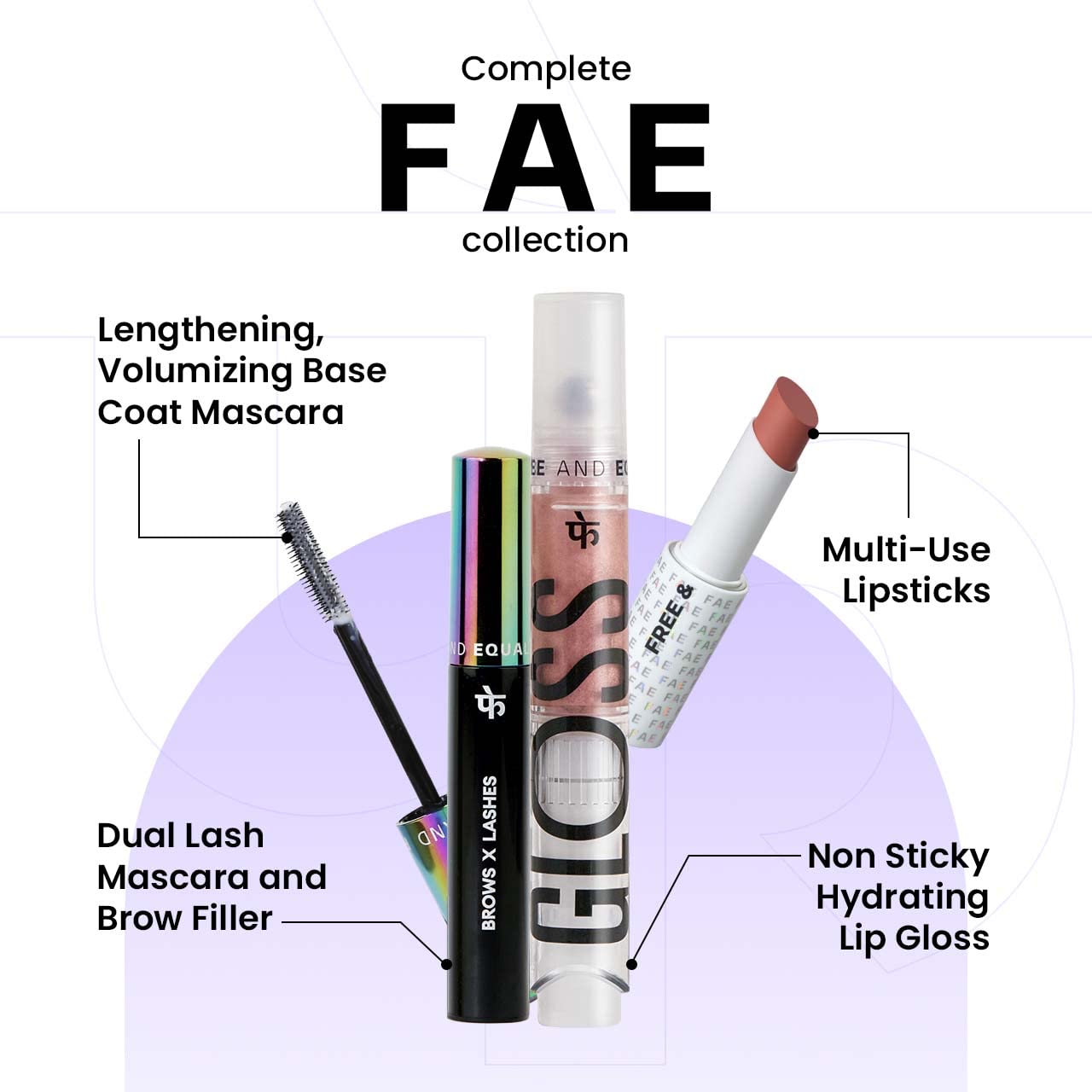 FAE Beauty Base Coat Mascara Primer | Add Extra Volume | Get Better Curl Hold | Buildable And Long Lasting Formula | Vegan (Transparent)