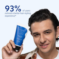 Arata Styling Hair Gel For All Hair Types | Medium to Strong Hold | Tames Flyaways & Adds Definition | Creates Slicked-Back Looks, Adds Texture with Organic Flaxseeds | 150 ML