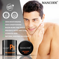Mancode Pre-Shave Balm for Men | 100gm | Balm Softens your Beard | Provides Razor Glide for a Smooth Zesty Shave | Apply to Prevent Shaving Irritation and Razor Burns | Cut & Irritation Free Shave.