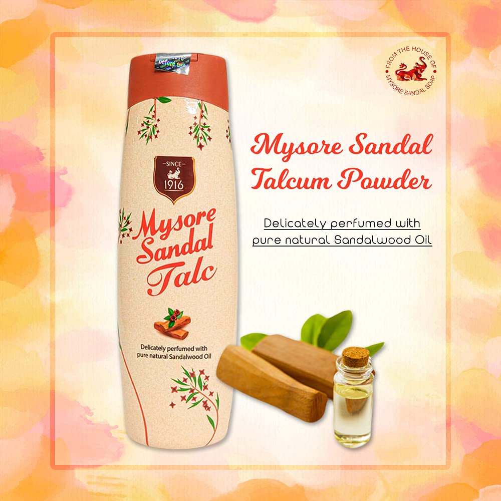 Mysore Sandal Talc, 300g