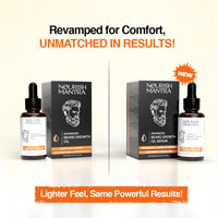 Nourish Mantra Advanced Beard Growth Oil Serum/Made with Redensyl, Capilia Longa, Anagain, Argan Oil/For Fuller, Thicker and Healthier Beard Growth - 30ml