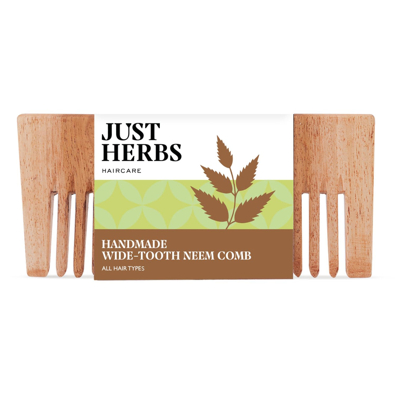 Just Herbs Retractable 2 In 1 Herbal Pencil Eyeliner+Kajal With Almond Oil&Vitamin E,11 Hour Stay, Singlestroke,Smudgeproof&Fadeproof - Black 0.3G& Handmade Wooden Hair Comb Combo,Matte Finish