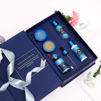 Blue Nectar Face Pampering Gift Box with Vitamin C Face Serum and Brightening Cream (2 Product, Sulphate & Paraben Free)