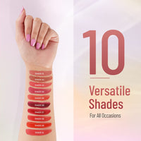 Swiss Beauty All About Lip Palette With 10 Pigmented Colors |Creamy Matte Finish Lip Colors Lipstick |Travel Friendly Lip Palette | Multicolor-03, 12gm