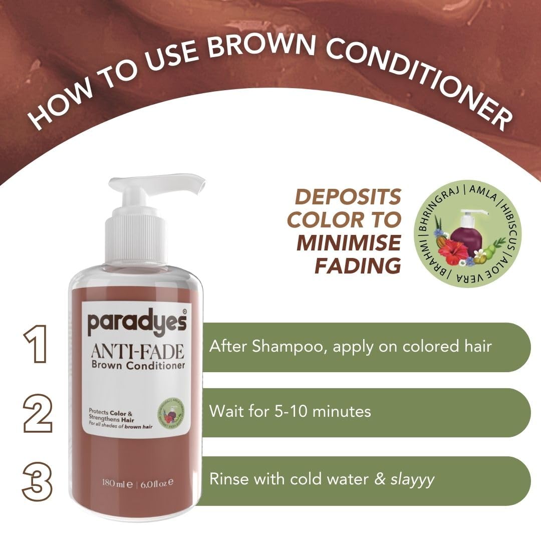 paradyes Anti Fade Brown Fresh Conditioner For All Types Of Hair, 1 Count