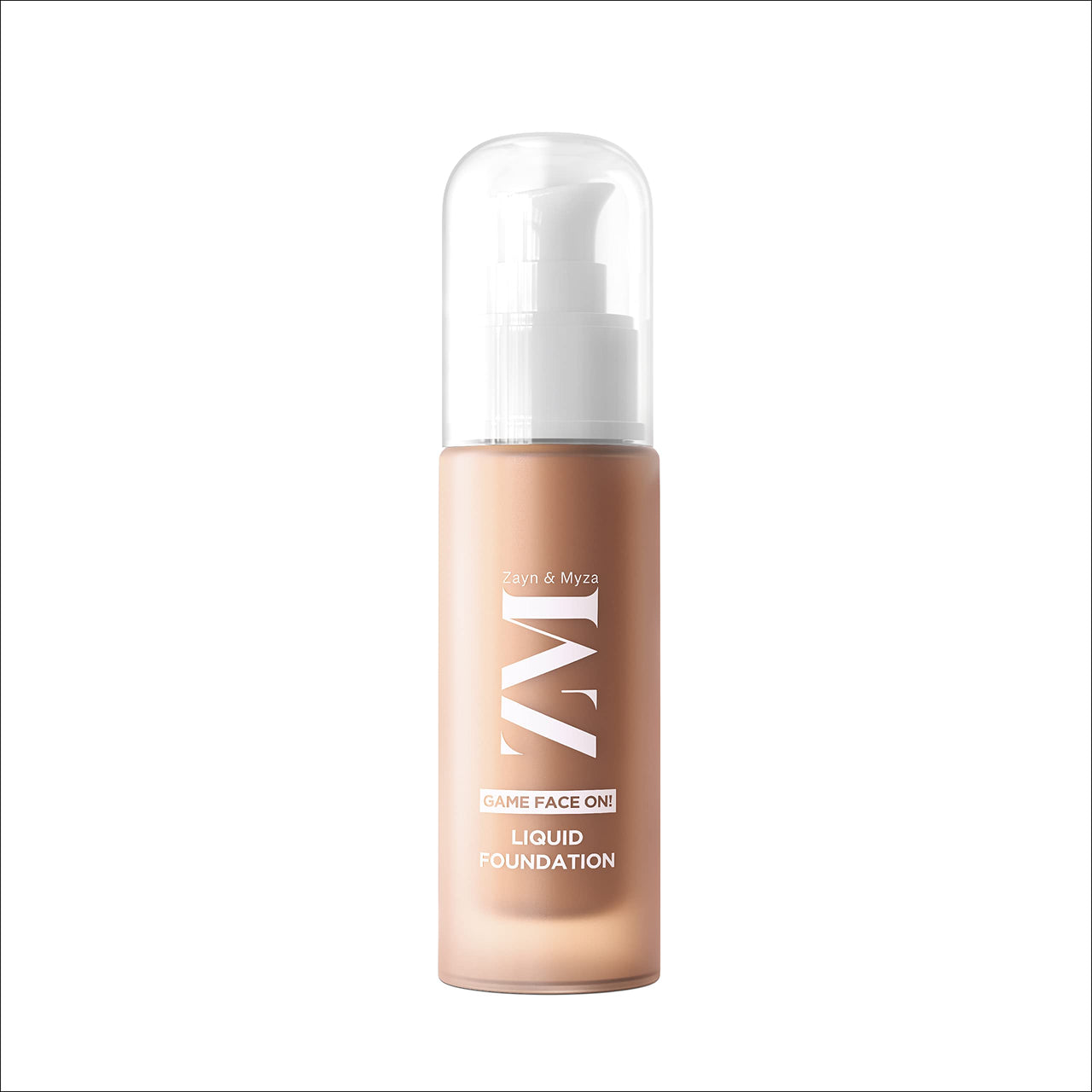 ZM Game Face on Liquid Foundation 12hour Long-lasting | Smudge-Proof | Transfer Proof | SPF 25 (Ivory)