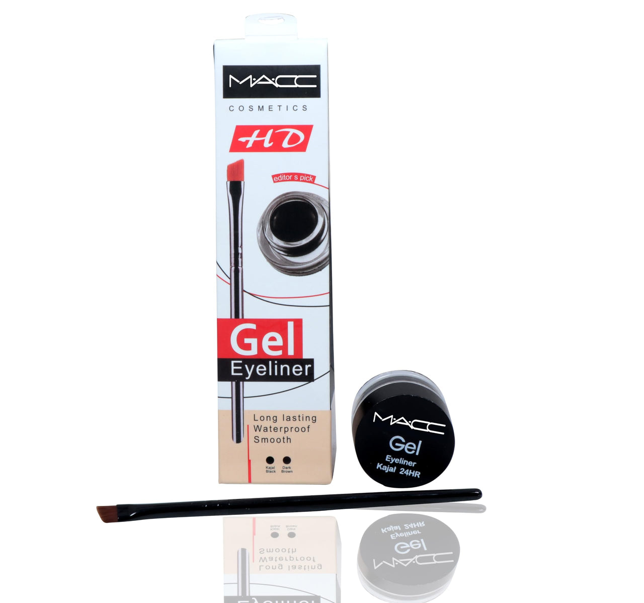 MACC Studio Fix Liquid Professional Foundation NC15 | Matte Finish, Long-Lasting, SPF 15 PA++ | Full Coverage Makeup for Women & Men | Oil-Free, Waterproof | Premium Foundation (Black_Eyeliner)