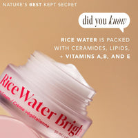 The Face Shop Rice Water Bright Vegan Cream with Ceramide, Niacinamide & Hyaluronic Acid | Brightens Skin, Fades Blemishes & Acne Marks | Korean Skin Care | 50ml