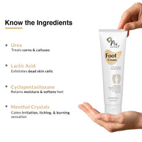 Fixderma 5% Lactic Acid, 15% Urea, 3% Glycerine, Foot Cream For Dry & Cracked Feet, Moisturizes and Soothes Feet, Heel Repair Paraben & Sulphate Free, All Skin Types 150 ML
